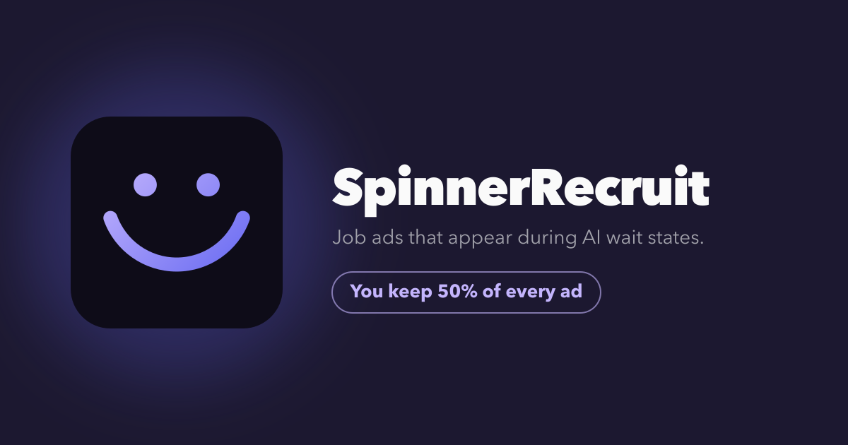 Show HN: SpinnerRecruit – targeted job ads in CLI for AI wait states